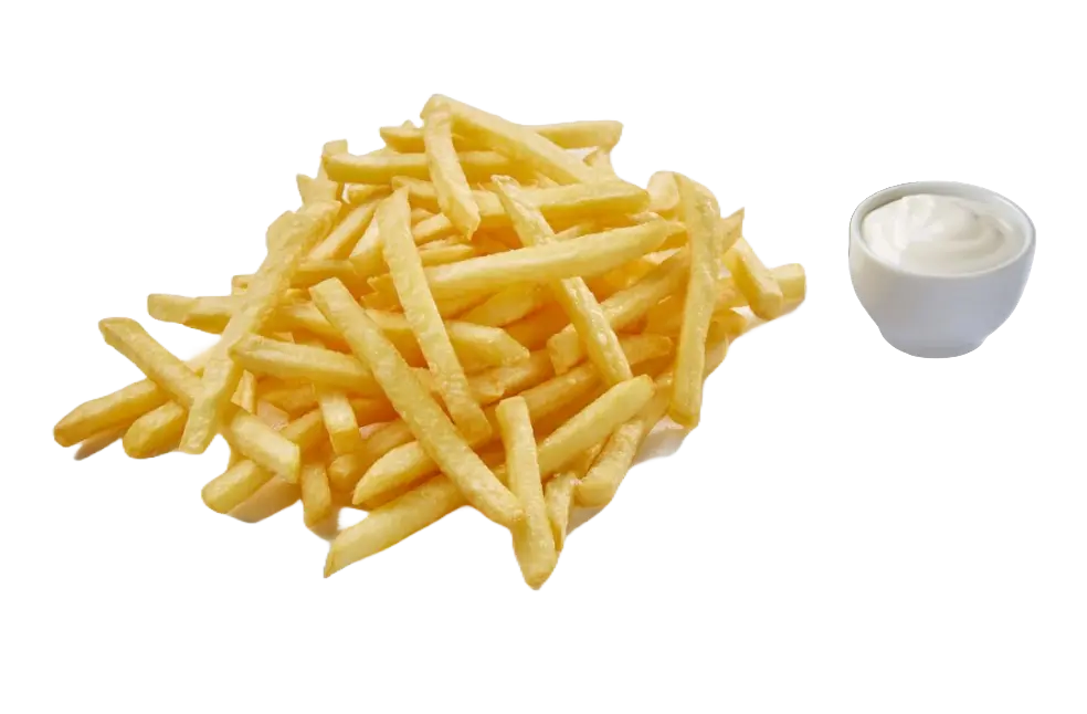 Albaik Fries with Garlic Sauce