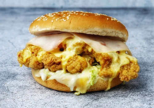 Albaik Chicken Burger